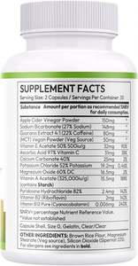 Suplemento bloqueador del apetito OEM compatible con la pérdida de grasa de cetosis y cápsulas de energía Keto BHB - Product Image 2