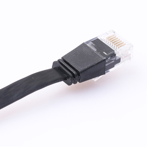 Bochara Retráctil Flexible Flat CAT-6 RJ45 Cable de conexión Ethernet de red para enrutador de módem Red LAN 1m <span class=keywords><strong>2M</strong></span> - Product Image 6