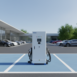 Nouvelle station de recharge pour voitures électriques hybrides DC de 120 kW fiable et haute puissance pour usage commercial dans les centres commerciaux et les immeubles de bureaux - Product Image 4