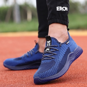 Scarpe Antinfortunistiche da <span class=keywords><strong>Lavoro</strong></span> per Uomo a Prezzo di Fabbrica, <span class=keywords><strong>Calzature</strong></span> di Sicurezza per Edilizia, Sneakers Traspiranti Estive con Punta in Acciaio - Product Image 4