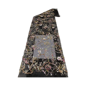 Phong Cách Mới Trẻ Em Của Áo Sơ Mi Với Sợi Thủy Tinh Cơ Sở Sợi Dây Thừng In Bead & Sequin Thêu Trên Vải Organza - Product Image 1