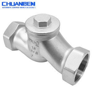 Kawamoto 304 paslanmaz çelik dişli kaldırma çek valf tel toka ile tek yönlü vana H11W-16P - Product Image 3