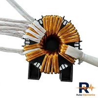 Transformateur de courant annulaire de précision miniature avec noyau de transformateur à bobine et enroulement de fil