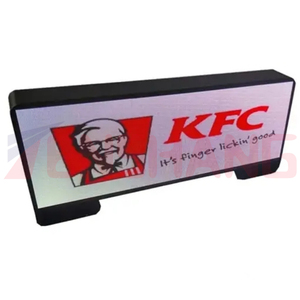 <strong>Taxi</strong> Top Led Display P2.5 Double Side Advertising Car Roof Topper Led Display Sign Led Screen Led <strong>Taxi</strong> Display - Product Image 1