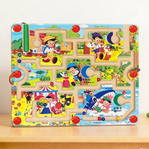 Juguetes <span class=keywords><strong>de</strong></span> Laberinto Magnético Montessori, Aprendizaje Temprano, Desarrollo Intelectual Educativo para Niños - Product Image 1