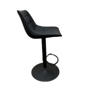 Bar <b>Stool</b> Black 2 Pack <b>Adjustable</b> <b>Height</b> Swivel Chair For Home And Commercial Use - Product Image 3
