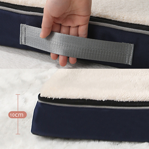Cama Rectangular Ortopédica para Mascotas, Lavable, Extraíble, Cojín de Asiento de Lujo para Mascotas, Almohada, Cama Grande para Perros - Product Image 5