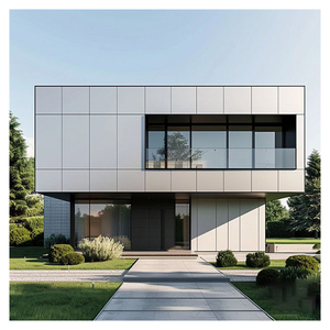 Bền chống ẩm nhôm <span class=keywords><strong>Composite</strong></span> Tấm tường trang trí bên ngoài mặt tiền Ốp cho khách sạn và văn phòng dự án - Product Image 4