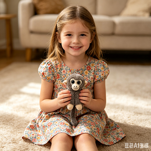 Llavero <span class=keywords><strong>de</strong></span> peluche <span class=keywords><strong>de</strong></span> <span class=keywords><strong>mono</strong></span>, suave y adorable, para bolsos, mochilas, carteras y fundas <span class=keywords><strong>de</strong></span> teléfono, colgante decorativo. - Product Image 6