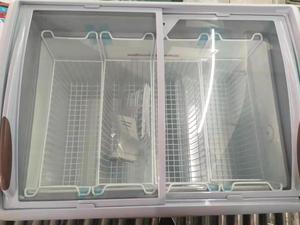 Smad 208l 248l Curved Glass Sliding Door Display Chest <b>Freezer</b> Showcase Ddh-246xu(y) Curved Glass Door Chest <b>Freezer</b> - Product Image 6