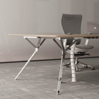 Grande table de conférence modulaire en bois moderne Meubles de salle de réunion de bureau à la mode pour 4 12 personnes Réunions Utilisation à la maison et à l'école