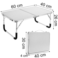 Mesa Plegable de Aleación de Aluminio, Silla Impermeable, Ultraligera, Duradera, para Acampar al Aire Libre