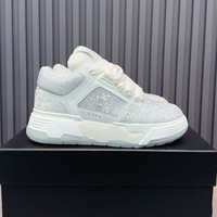 Chaussures décontractées en cuir microfibre et maille pour femmes Jishi X-241, à lacets, tendance sportive, nouvelle collection printemps, polyvalentes, avec incrustations métalliques