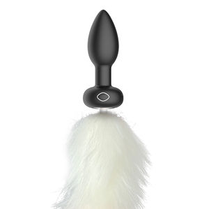 Vibromasseur anal en silicone avec télécommande, queue de renard artificielle, 10 vitesses, pour femmes et couples - Product Image 1