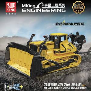 17049S Serie de Ingeniería Libo Kyle PR766 Bulldozer, Bloques de Construcción Eléctricos a Control Remoto de Alta Dificultad - Product Image 2