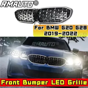 Grille de pare-chocs avant LED pour BMW Série 3 G20 G28 2019-2022, kit carrosserie, pièce de modification - Product Image 6