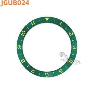 Anillo de Bisel de Aluminio Inclinado de 38 mm JGUB <span class=keywords><strong>GMT</strong></span>, Inserto de 12 Horas Compatible con Caja de Reloj RLX <span class=keywords><strong>GMT</strong></span> Negra Verde SUB de 40 mm - Product Image 6