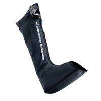 Bottes de massage sans fil à compression pour les jambes avec logo personnalisé OEM, chaleur et thérapie par lumière rouge, masseur de récupération sportive, vente en gros