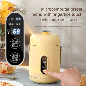 Mini cuiseur à riz Portable poêle électrique <span class=keywords><strong>multifonction</strong></span> pour soupe bouillie ragoût chauffage efficace pour dortoir de bureau à domicile - Product Image 3