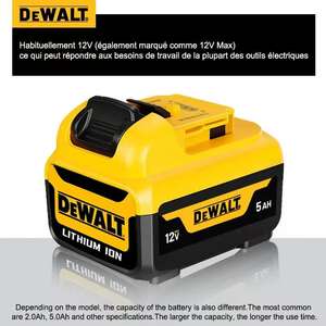 <span class=keywords><strong>DEWALT</strong></span> <span class=keywords><strong>12V</strong></span>バッテリー<span class=keywords><strong>MAX</strong></span> 5.0Ah充電式リチウムバッテリーDCB1104充電器付き電動工具用バッテリー長寿命 - Product Image 3