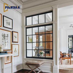 מראה פלדת Slim מסגרת קבוע <span class=keywords><strong>Windows</strong></span> לבתים אלומיניום רטרו פנים עיצוב עבור הפנימי מטבח - Product Image 2