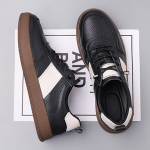 รองเท้าลำลองผู้ชาย หนังวัวสีขาว ระบายอากาศได้ดี ส้นเตี้ย พื้นยาง EVA รองรับกลางเท้า รองเท้าโลฟเฟอร์ลำลองทันสมัย รุ่น 3071 - Product Image 4