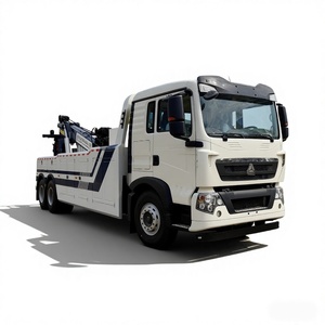Camion de remorquage lourd Sinotruk HOWO 6x4 80 tonnes, véhicule d'urgence télécommandé sans fil, sauvetage routier, Chine - Product Image 4