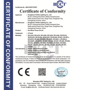 Vente d'usine 6 fils 3 Circuits DALI projecteur éclairage système de Rail de voie blanc L connecteur lumière Direction gauche - Product Image 5