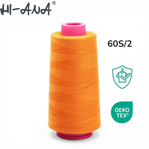 <span class=keywords><strong>Filo</strong></span> da Ricamo Ultra-Fine 60S/2 5000yds per Macchina da Cucire, 100% Poliestere per Camicie e Abbigliamento - Product Image 1