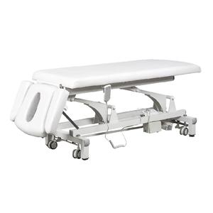 Meja pijat listrik Modern, tempat tidur traksi logam dapat disesuaikan untuk terapi fisik dan desain inovatif kiropraktik - Product Image 1