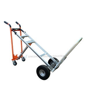 <span class=keywords><strong>Carretilla</strong></span> y Carro <span class=keywords><strong>de</strong></span> <span class=keywords><strong>Mano</strong></span> 3 en 1 Multifuncional, Plegable y Convertible, <span class=keywords><strong>de</strong></span> Aluminio <span class=keywords><strong>de</strong></span> Grado Industrial y Alta Resistencia - Product Image 4