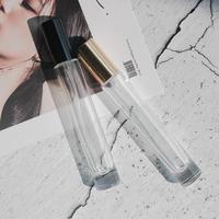 Flacon de parfum en verre transparent de luxe de 10 ml avec pompe à pulvérisation continue, impression sérigraphique, flacon d'huile essentielle d'aromathérapie de voyage
