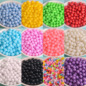 Artisanat en résine en vrac bien vendu 500 g/sac perles en plastique colorées multidimensionnelles sans trou pour bricolage Slime remplissage et décorations - Product Image 4