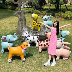 Venta al por mayor: Nuevos globos 3D de animales con ruedas <span class=keywords><strong>para</strong></span> caminar, productos <span class=keywords><strong>para</strong></span> puestos de cumpleaños infantiles, mercado nocturno, Año Nuevo, Halloween, Navidad - Product Image 4