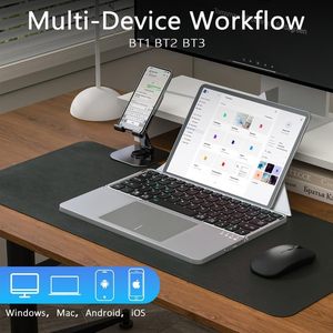 Teclado Inalámbrico Bluetooth Plegable, Delgado, Mini, Recargable, con Panel Táctil y Logotipo Personalizado, para Android, Windows, iPad - Product Image 6