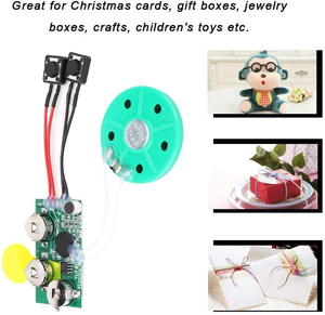 Sensor de luz, caja de regalo de música, Chip de grabación de sonido USB, tarjeta de felicitación, juguetes, módulo de sonido grabable en bucle con botón pulsador - Product Image 2