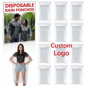 Imperméable Personnalisable avec Logo, <span class=keywords><strong>Poncho</strong></span> de Pluie Extérieur Personnalisé, <span class=keywords><strong>Poncho</strong></span> Jetable Personnalisé pour Femme - Product Image 1