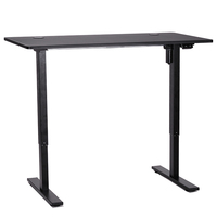 Bureau électrique réglable en hauteur à moteur unique, multifonctionnel, durable, en acier, avec fonction mémoire, pour le bureau et la maison, au design moderne et intelligent