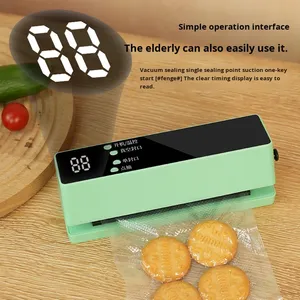 Mini machine de mise sous vide sans fil, écologique, en plastique, semi-automatique, classe énergétique efficace, garantie 1 an - Product Image 4