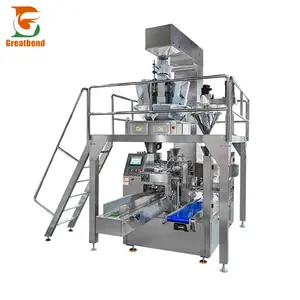 Automatic Nut Pouch Food Premade Bag Multihead Weigher Granule Packing Doy Multi-Function Packaging Machines