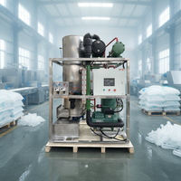 Machine à glace en tubes commerciale Haiyue Industrial de 1, 2 et 3 tonnes, pour la production de glace solide et creuse, avec certification CE, fabriquée en Chine