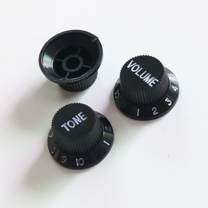 Voor Zwart Wit 25.5mm ST Elektrische Gitaar Knop Duurzaam voor <span class=keywords><strong>Volume</strong></span> Tone Control Plastic Reserveonderdelen 1 st KB001 - Product Image 3
