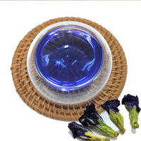 Vlindererwtenbloesempollen Blauwe Vlinder Bloem-Fruit Thee Vervanging Gefreeze-droogd Poeder Yunnan Zak Groothandel