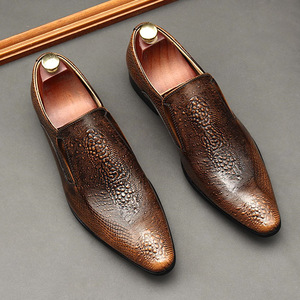 Chaussures Oxford haut de gamme pour hommes, en cuir, fabriquées à la main, chaussures de mariage pour hommes, costumes formels pour hommes - Product Image 4