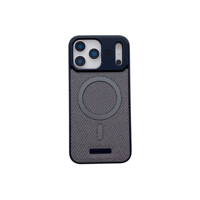 Coque de téléphone portable Shengyang pour 15 Pro Max, couleur unie, antichoc, en cuir artificiel, avec anneau magnétique et protection de l'appareil photo