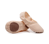Chaussures de danse sans lacets en tissu souple pour la pratique, chaussures de ballet souples en toile de haute qualité, chaussures de danse
