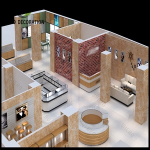 Unidad de visualización de esquina para gafas de sol con paneles curvos de vidrio de seguridad muebles de tienda ópticos ajustables con focos Led - Product Image 5