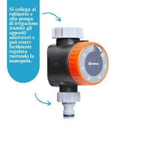 Gardena Mechanical Irrigation <b>Timer</b> 5 120 Min Automatic Switch Off Garden Watering Control - Product Image 3