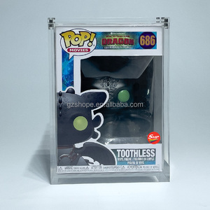 SHP tùy chỉnh rõ ràng <span class=keywords><strong>acrylic</strong></span> bảo vệ <span class=keywords><strong>Pop</strong></span> Đồ chơi hình nhà máy thiết kế 3D in đồ chơi hiển thị 4 inch <span class=keywords><strong>Acrylic</strong></span> Trường hợp với nắp từ - Product Image 2