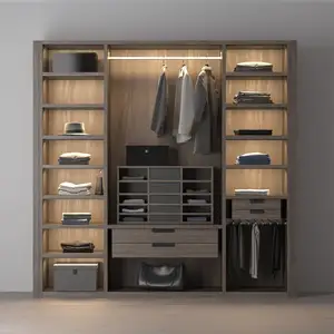 Alto personalizzato moderno aperto combinazione panno cabina armadio mobili camera da letto per vestiti armadio pieghevole in metallo armadi armadio